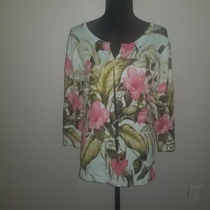 Tommy Bahama floral cardigan